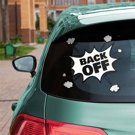 funny rear window decals